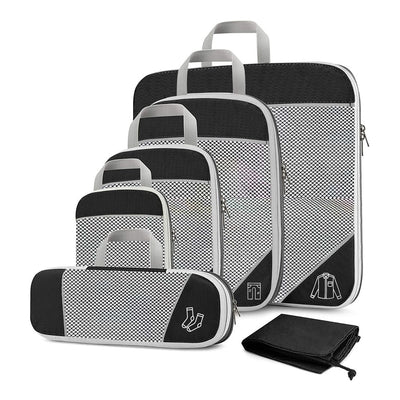 Kit 6 Bolsas Organizadoras De Compressão Para Malas De Viagem - Shop Viagem