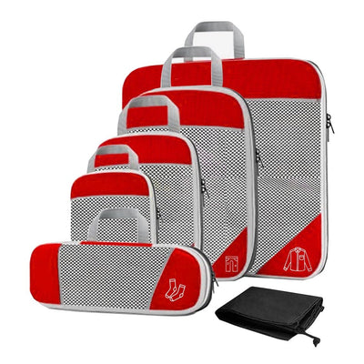 Kit 6 Bolsas Organizadoras De Compressão Para Malas De Viagem - Shop Viagem