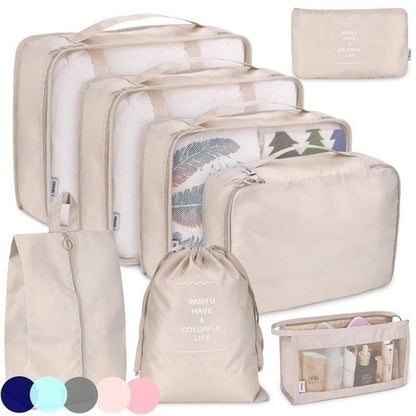 Kit Bagtravel - 08 Bolsas Organizadoras - Shop Viagem