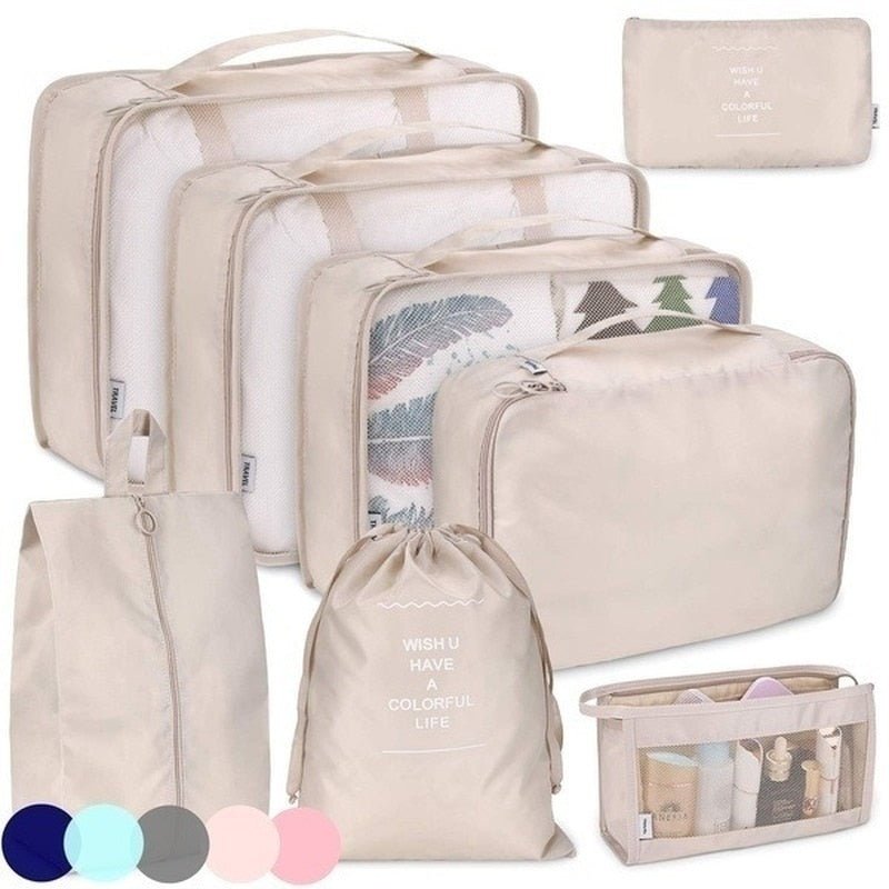 Kit Bagtravel - 08 Bolsas Organizadoras - Shop Viagem