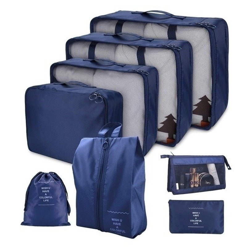 Kit Bagtravel - 08 Bolsas Organizadoras - Shop Viagem