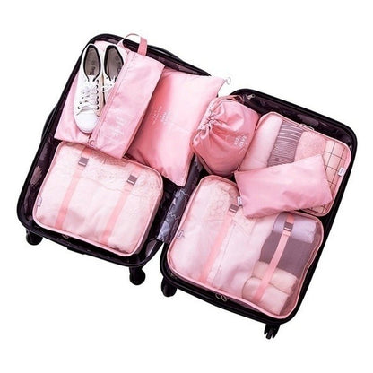 Kit Bagtravel - 08 Bolsas Organizadoras - Shop Viagem