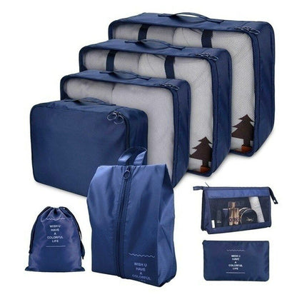 Kit Bagtravel - 08 Bolsas Organizadoras - Shop Viagem