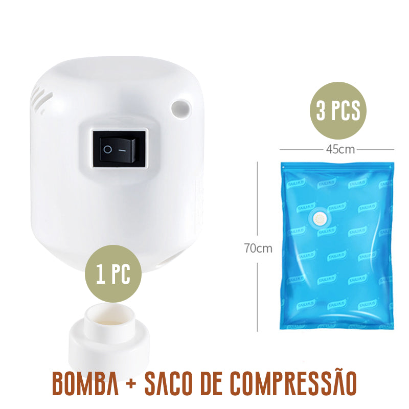 Mini Bomba Compressora de Ar SmartPump