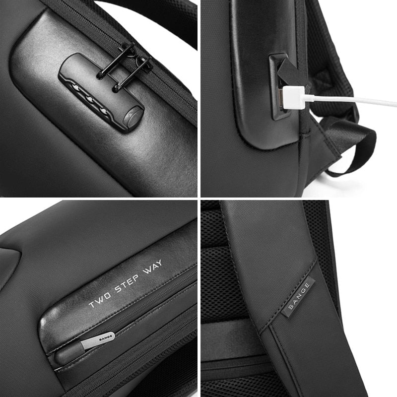 Mochila para Viagem Antifurto e Proteção Exclusiva Masculina - Safe Hull - Shop Viagem