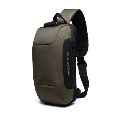 Mochila Transversal Antifurto para Viagem - Resistente à Água - Shop Viagem