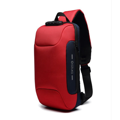 Mochila Transversal Antifurto para Viagem - Resistente à Água - Shop Viagem