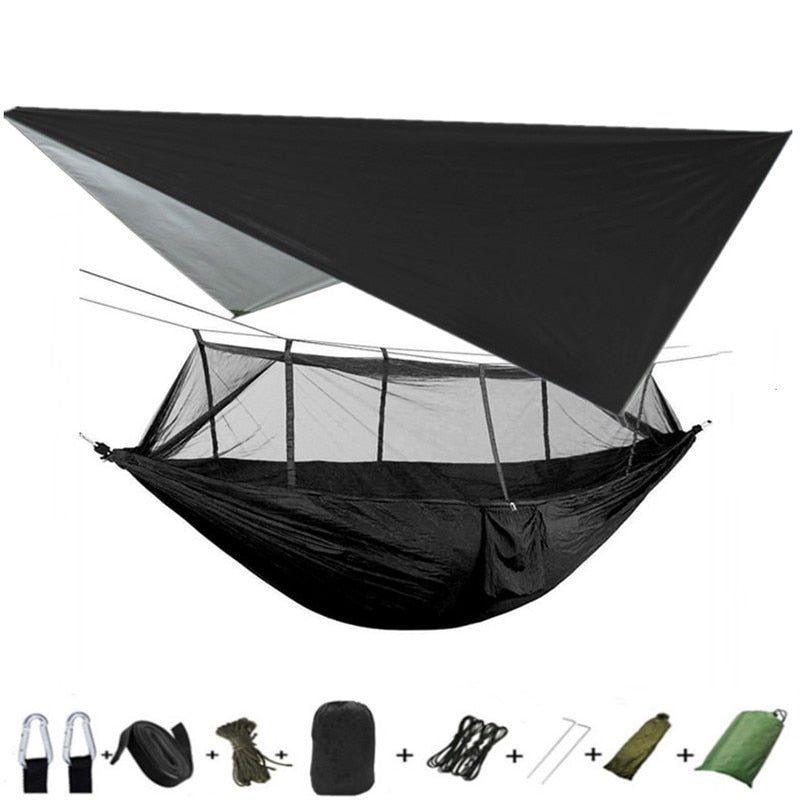 Rede de Acampamento com Toldo e Mosqueteiro - Shop Viagem