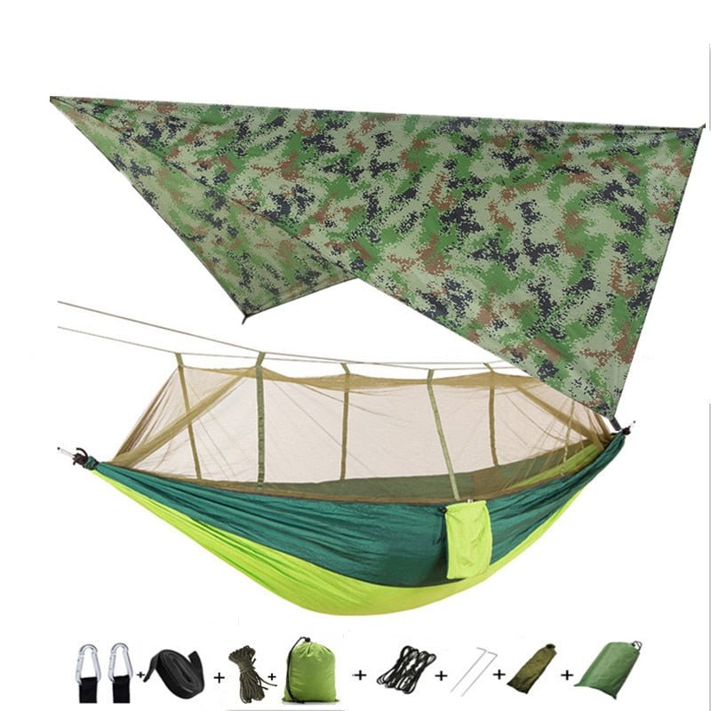 Rede de Acampamento com Toldo e Mosqueteiro - Shop Viagem