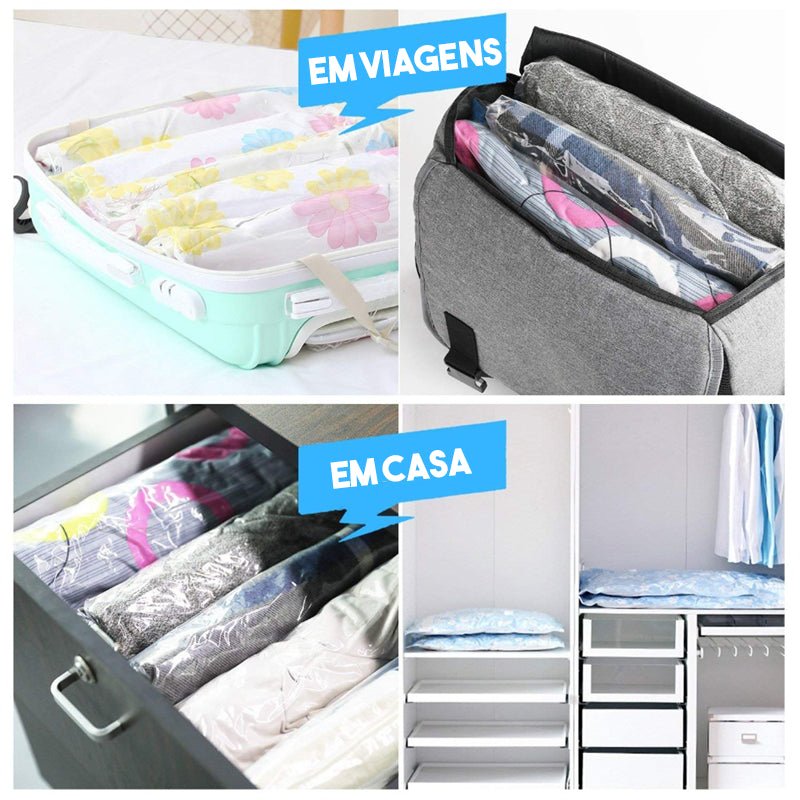 Saco de Armazenamento à Vácuo SpaceSmart Bags - Shop Viagem